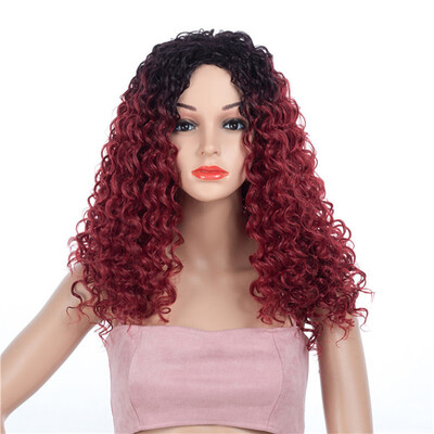 

〖Follure〗Women Fashion Lady Long Curly Purple Hair Cosplay Party Wig