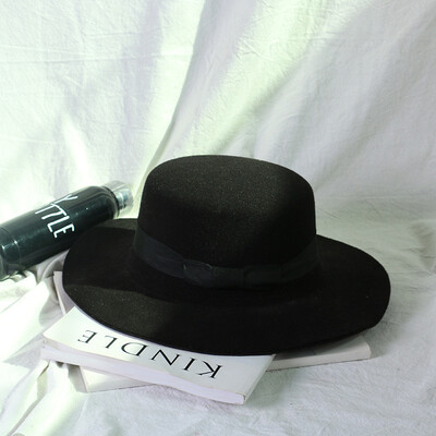 

Ms Peppers Fall&Winter Fashion Warm Hat Korean Edition Street Tidal&Cold-proof Wool Pot Hat Bow Fishermans Cap