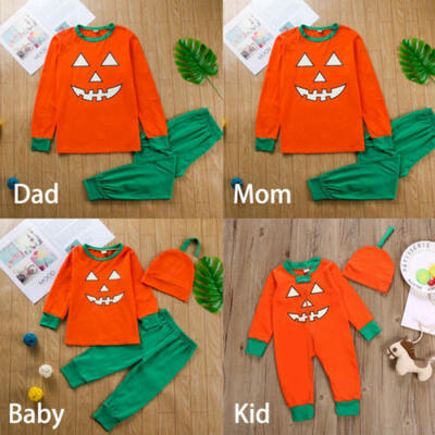 

US Family Matching Halloween Pajamas Set Adult Kids Outfit Sleepwear Nightwear