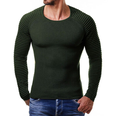 

SUNSIOM Mens Warm Fashion Long Sleeve Jumpers Casual Knit Sweater Slim Fit Pullover