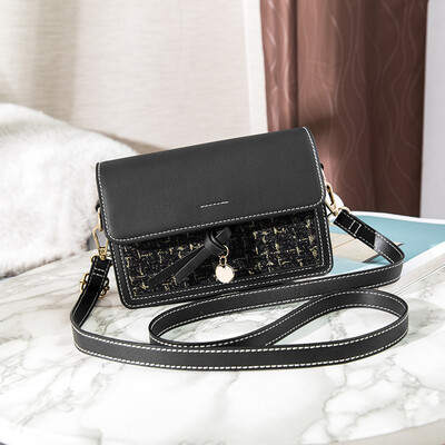 

Summer day small lady bag Chao Korean version Baitie one shoulder inclined bag fashion simple side