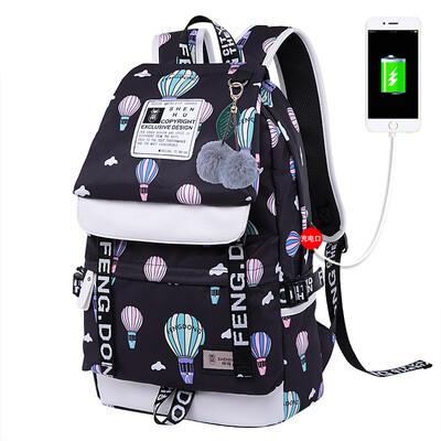 

Womens Backpack Casual Canvas Bag Laptop Bag Travel Bag
