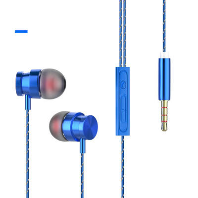 

Portable In-Ear Wired Earphones 35mm Stereo Sport Headset For SmartphonePCLaptop