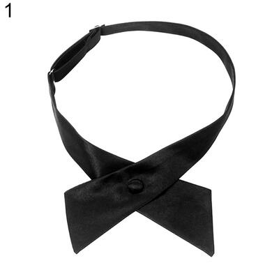 

Men Women Formal Party Wedding Adjustable Cross Bow Tie Wear Accessory Gift
