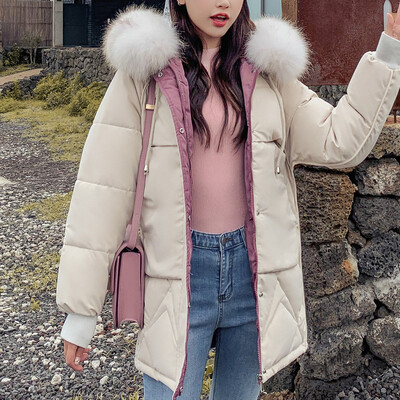 

Tailored Women Outerwear Faux Hooded Button Coat Long Solid Jackets Pocket Coats