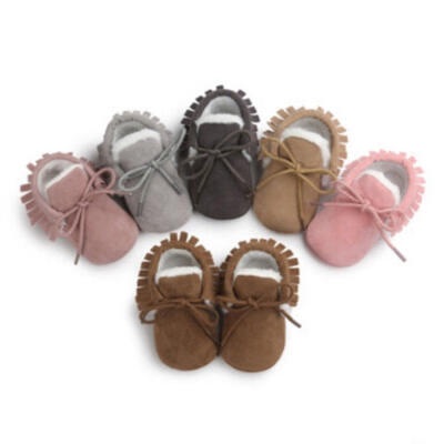 

Newborn Baby Boys Girls Soft Sole Crib Shoes Warm Boots Anti-slip Sneakers 0-12M