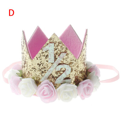 

Gobestart Childrens Rose Crown Digital Hair Band Baby Princess Prince Tiara Crown Headband Hats Birthday Party Hat Birthday Crown