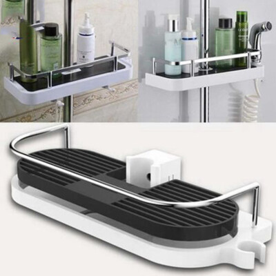 

〖Follure〗Largre Bathroom Pole Shelf Shower Storage Caddy Rack Organiser Tray Holder