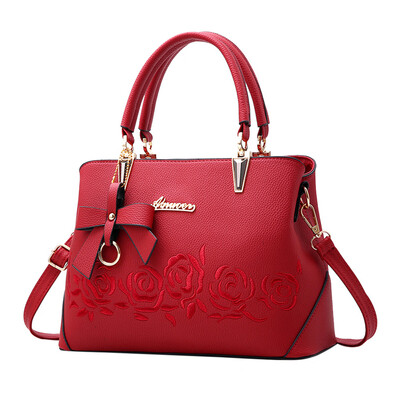 

2019 Elegant Shoulder Bag Women Designer Luxury Handbags Women Bags Plum Bow Sweet Messenger Crossbody Bag For Women T30