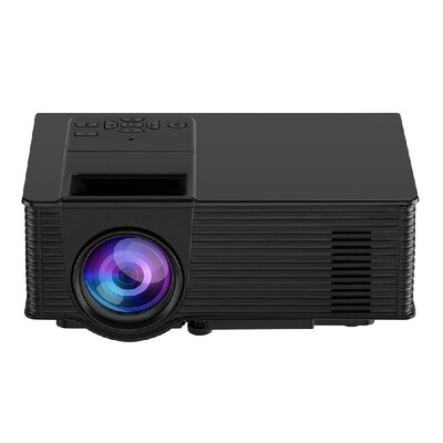 

VS314 LED Projector 1500 Lumens Projector 1080P 1200 1 Contrast Ratio Projection Machine with USB HD VGA AV Remote Controller Bl