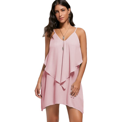 

Overlay Flowy Mini Slip Dress
