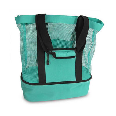 

Waterproof Big Capacity Outdoor Insulated Cooler Bag Food Picnic Mesh Pack