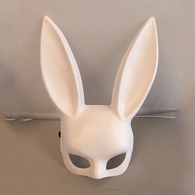 

New Hot 1Pc Halloween Laides Bunny Mask Party Bar Nightclub Costume Rabbit Ears Mask Festival Party Hairband Costume