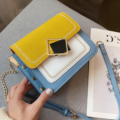 

Bei Bao Bao Xiao Bao Nu 2019 summer Korean version of small fresh oblique satchel texture with one - shoulder small square bag