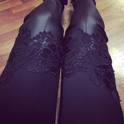 

Womens Sexy Skinny High Waist Leggings Stretchy Bodycon Pencil Pants Trousers