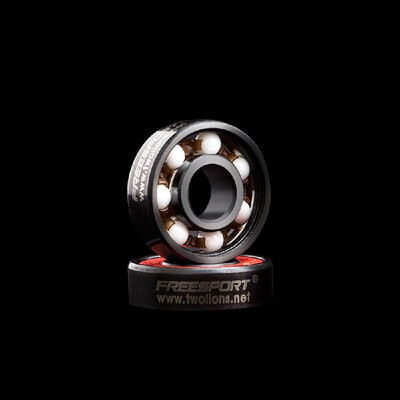 

FREESPORT 1pcs 608 Generic Hybrid Ceramic Bearing Skateboard Roller Skating Bearings with Ceramic Beads&Sealing Covers