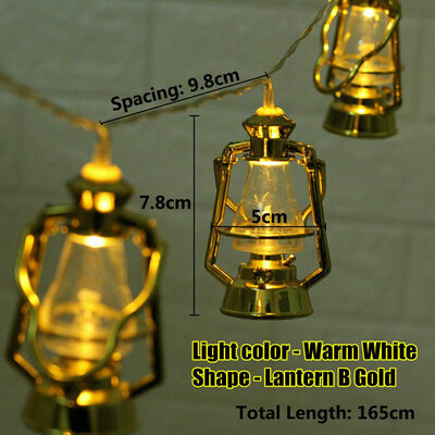 

Ramadan Eid Decorations Fairy Lights LED Mulitcoloured Islam String Lantern