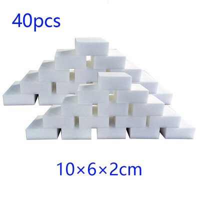 

40 Pcs 10cmx6cmx2cm Nano Sponge Magic Rub Sponge Eraser Multi Cleaning Tools