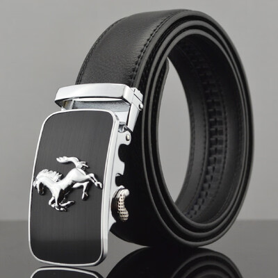 

New belt mens automatic buckle belt casual leather belt LY87879-1