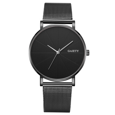 

Gobestart Fashion Casual Unobtrusive Simple Single Business Net With Strap Mens Watch