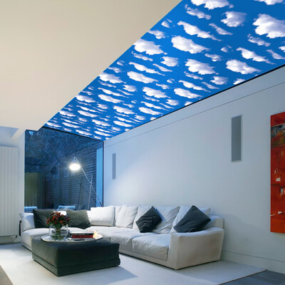 

Gobestart Natural Sky Self-adhesive Wallpaper DIY Wall Sticker Panels Decal Waterproof