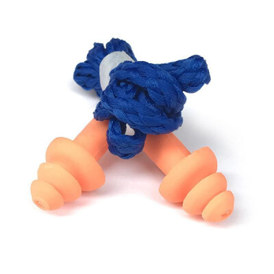 

10Pcs JXYUEXING 1280 Corded Noise Reduction Earplugs 24dB Highest NRR Comfortable Ear Plugs for Swimming Sleeping Snoring Work Tra