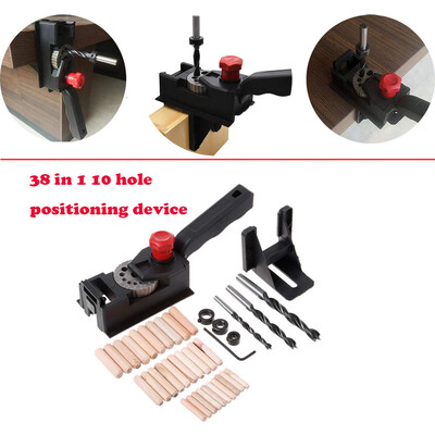

〖Follure〗10 Hole 3-12mm Woodworking Punching Positioning Limit Fixture