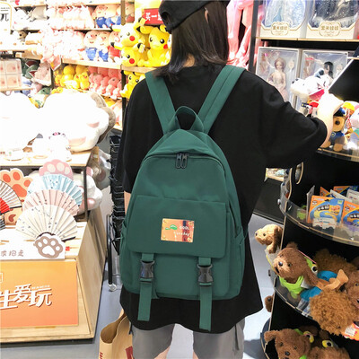

The backpack of the female schoolbag Korean version of the Japanese department girl with two shoulders Baochao brand female ins Fe