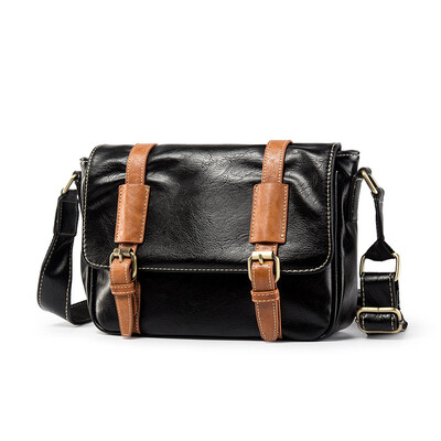 

Multifunctional bag diagonal retro mens shoulder bag mens bag business casual Korean version of the small backpack Messenger bag