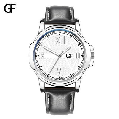 

Gobestart Hot Man Leather Watch Whatever Late Anyway Letter Watches New Pointer glow
