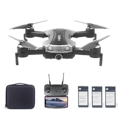 

65G GPS RC Drone with Camera 2K 5G Wifi FPV Foldable RC Quadcopter Follow Me Altitude Hold Drone with 3 Battery