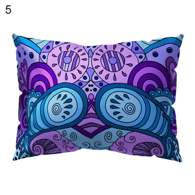 

Colorful Irregular Printed Throw Pillow Case Cushion Cover Sofa Bed Home Decor