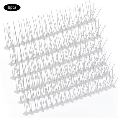 

Greensen 6PCS Anti Bird Spike Bird Repellent Bird Spikes Fence Outdoor Security Protect