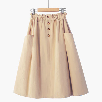 

Roseonmyhand Womens Casual Denim Vintage Comfortable High Waist Bandage Ladies Long Skirt