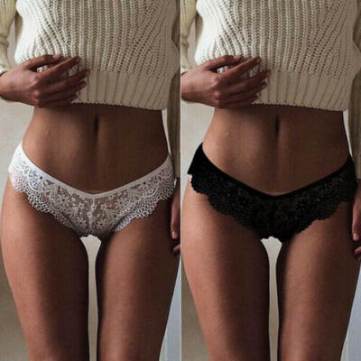 

Sexy Womens Lace Underwear Briefs Panties G-string Lingerie High Waist Thongs