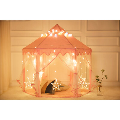 

Ktaxon Princess Castle Play House Children Fun Netting Kids Play Tent-Pink