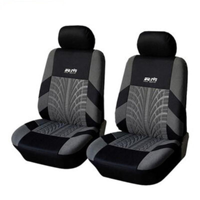 

Embroidery Car Seat Covers Set Universal Fit Most Car Covers with Tire Track Detail Styling Car Seat Protector