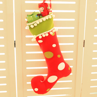 

〖Follure〗Christmas Socks Gift Hotel Family Decorative Wall Hanging Lovely Atmosphere