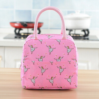 

Girls Kids Portable Insulated Bag Lunch Student Waterproof Thermal Box UK Stock