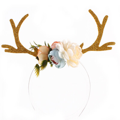 

〖Follure〗Christmas Cute Headband Santa Xmas Party Decor Double Hair Band Clasp Head Hoop