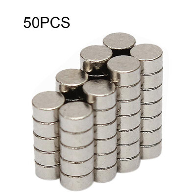 

50Pcs 2x1mm N45 Grade Rare Earth Disc Round Strong-Magnet Neodymium Craft Magnetic-Iron