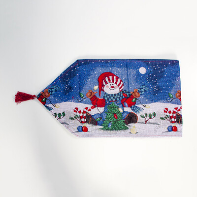 

1Pcs Christmas Table Runner Placemat Tablecloth Cover Xmas Party Home Desk Decor