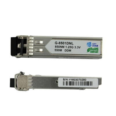 

GRT G-8501DNL Compatible Cisco 3750 GLC-SX-MMD 850nm 550m LC 1Gb SFP Module