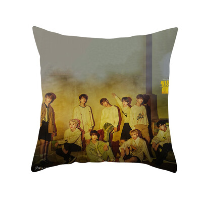 

KPOP Straykids Stray Kids YELLOW WOOD Photo Pillow Cases Decorative Square Throw Pillow Covers Set Cushion
