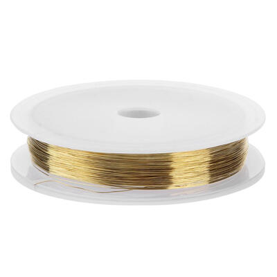 

1roll Gold Silver Rose Gold DIY Nail Art Long Copper Wires Manicure Decor