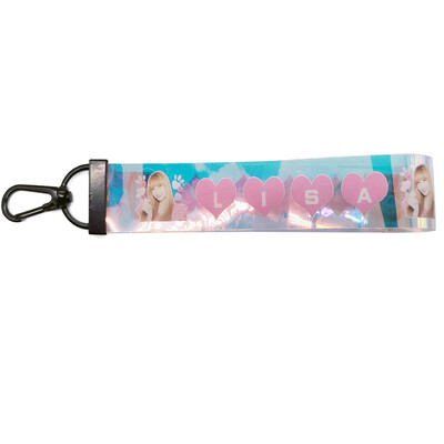 

KPOP BLACKPINK Keychain Laser Lanyard Name Cellphone Holder Strap Keyring