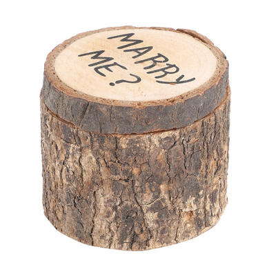 

Greensen Distinctive DIY Handworked Wooden Ring Box Carving Retro Style for Wedding Party