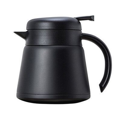

800ml Dual-wall Heat Insulated Kettle Coffee Maker Stainless Steel Tea Pot Jug