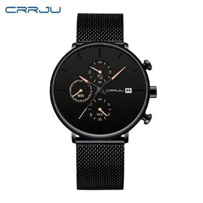 

CRRJU 2268 Man Watch Man Sport Watch Man Waterproof Outdoor Wristwatch Quartz Watch Male Watch Military Army Watch for Men