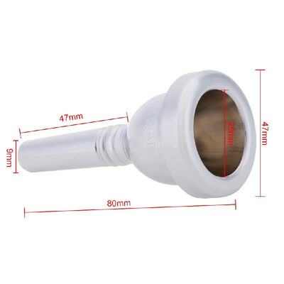 

Nickel-Plated Copper Alto Trombone Mouthpiece 6 12AL Small Shank